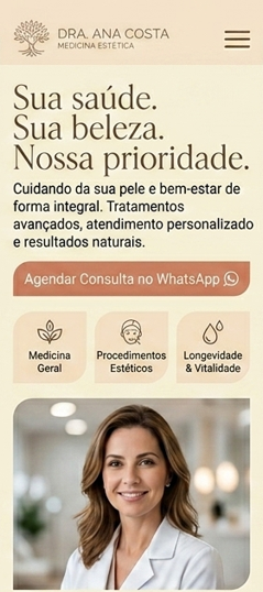 Landing page de exemplo